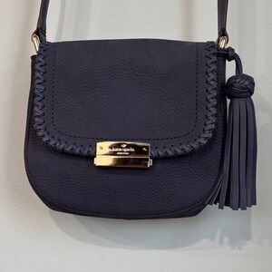 Kate Spade Navy Crossbody Bag with Tassel